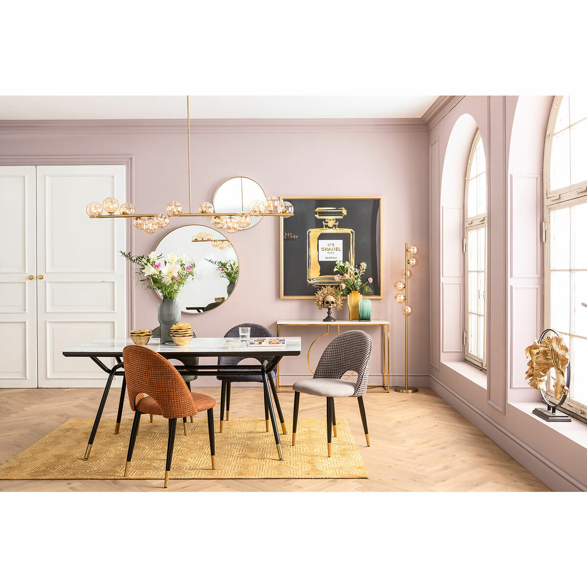 Sedia Hudson verde verde, KARE DESIGN