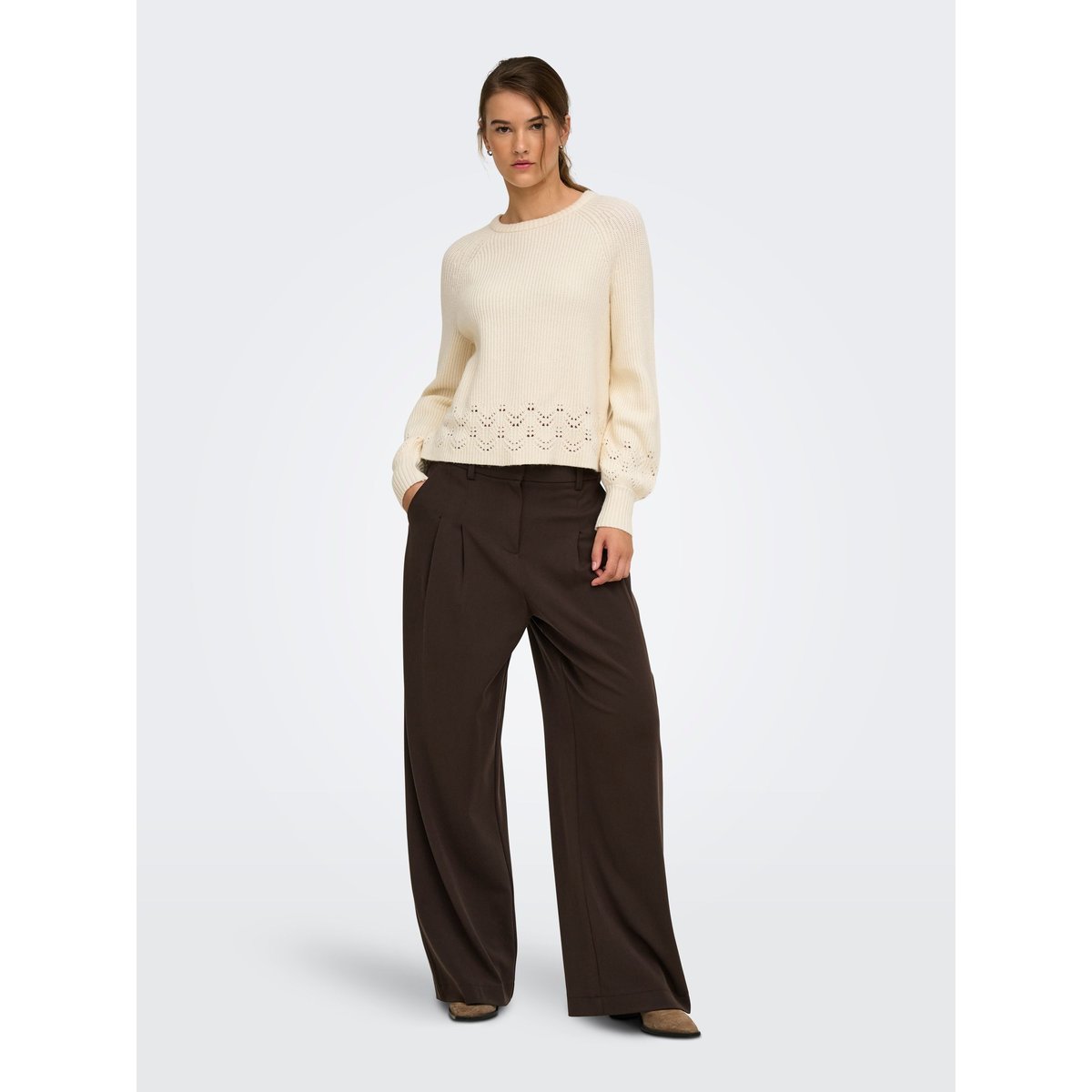 Pull En Maille whitecap gray, ONLY