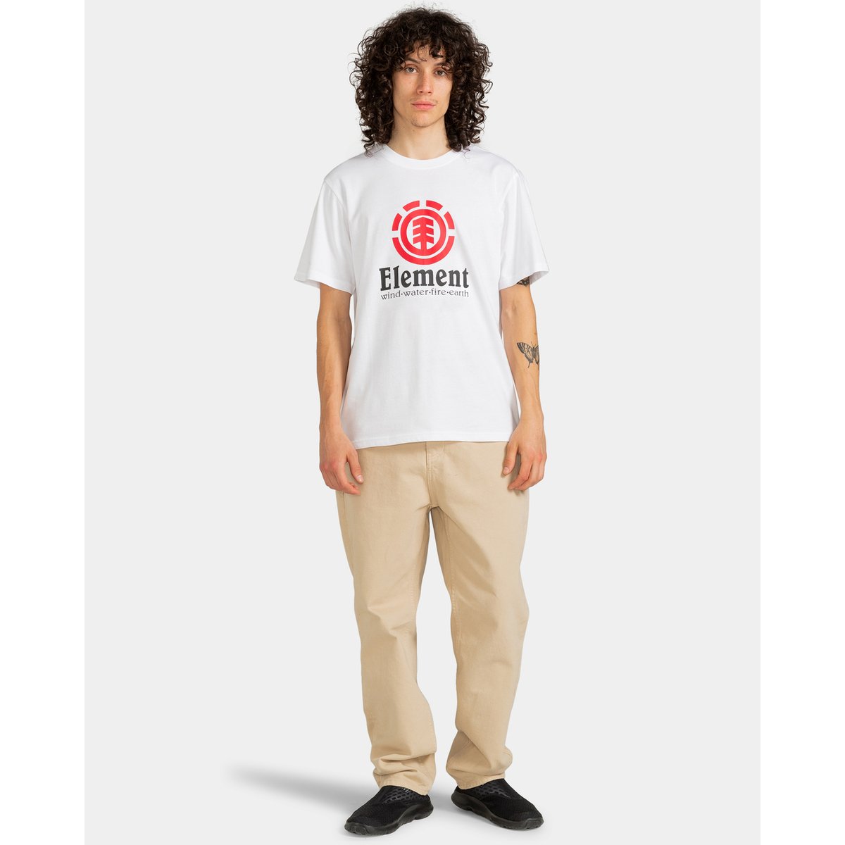 T-Shirt à manches courtes VERTICAL blanc optic white, ELEMENT