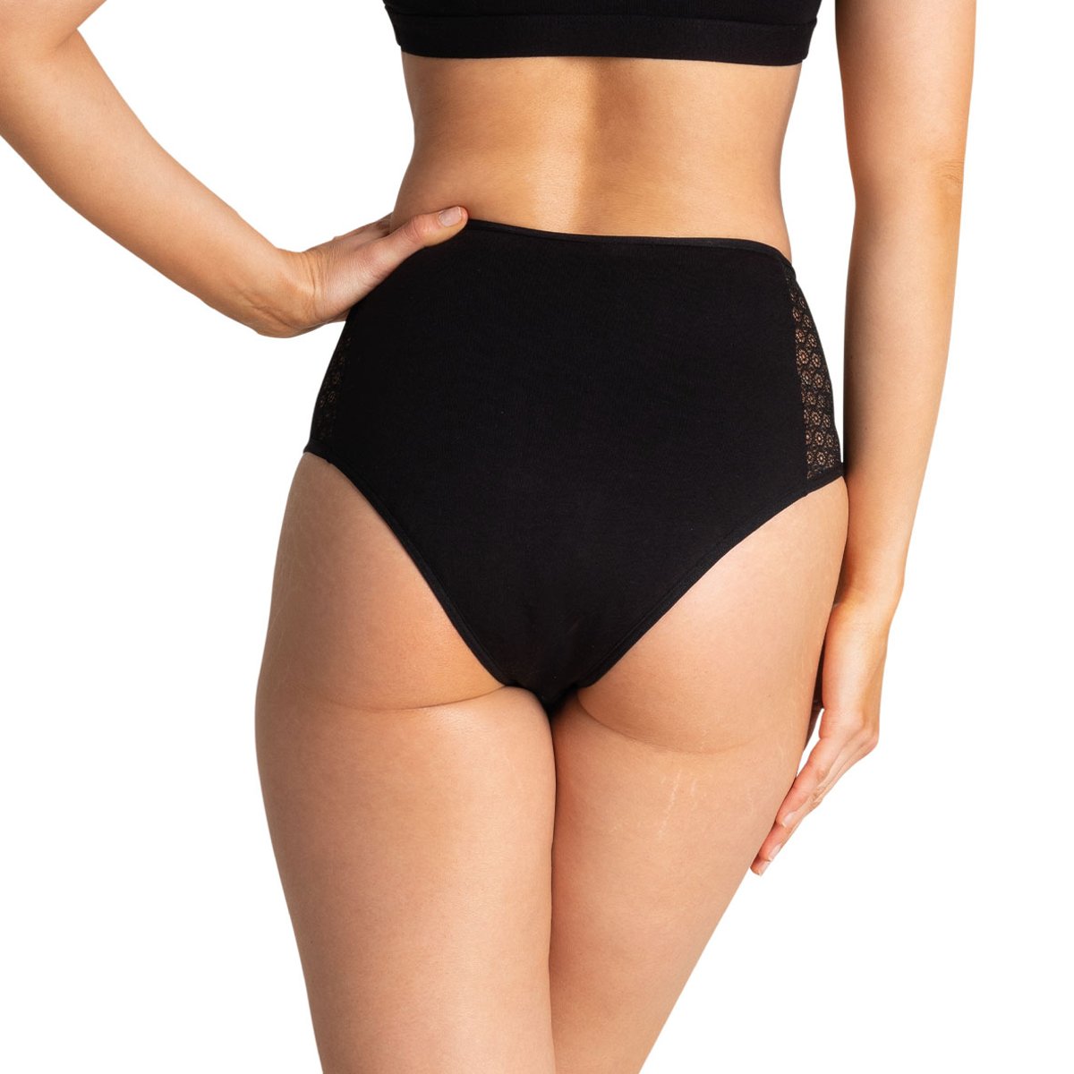 Culottes pour fuites urinaires, lot de 3 noir, ATHENA