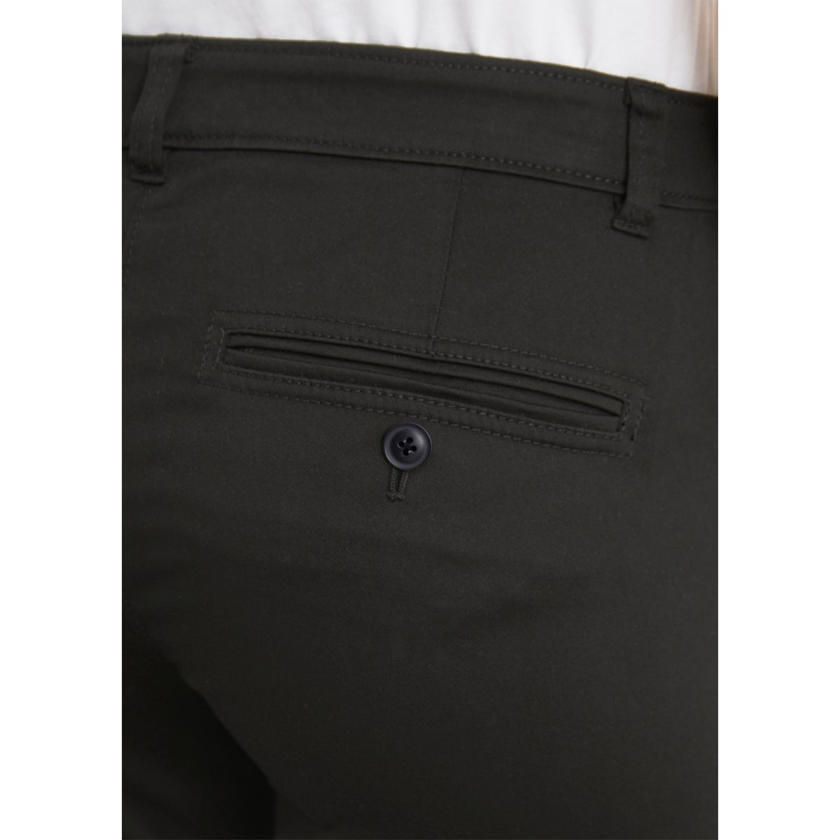 Pantalon modèle Laxå slim en Smooth Sateen Stretch noir, MARC O'POLO