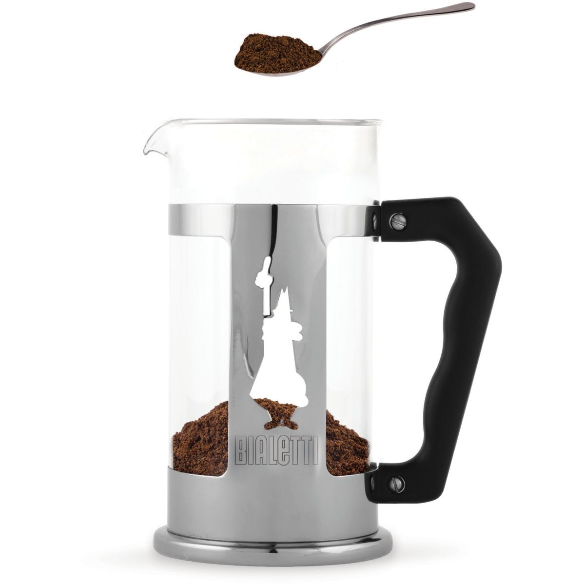 Cafetière à piston french press  Preziosa 0.350ml argent / métallique, BIALETTI