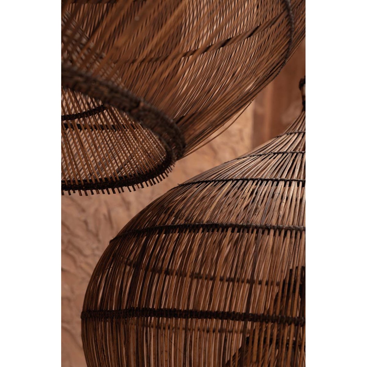 Suspension Noyer DESERT GOURD marron foncé, BAZAR BIZAR