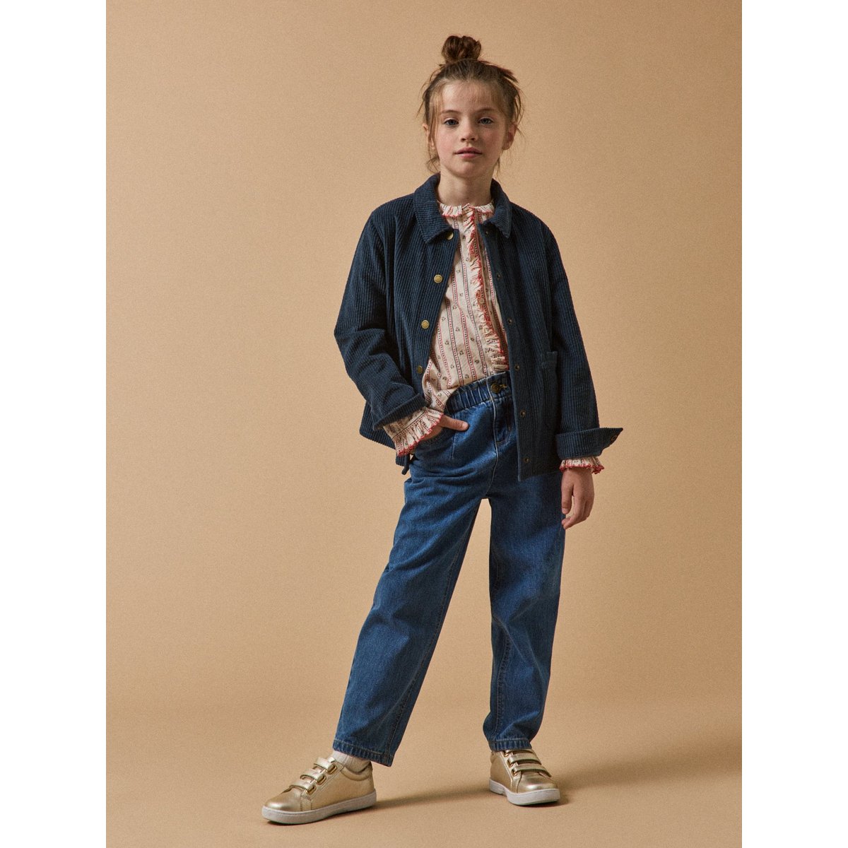 Blouse imprimée imprimé marine, CYRILLUS