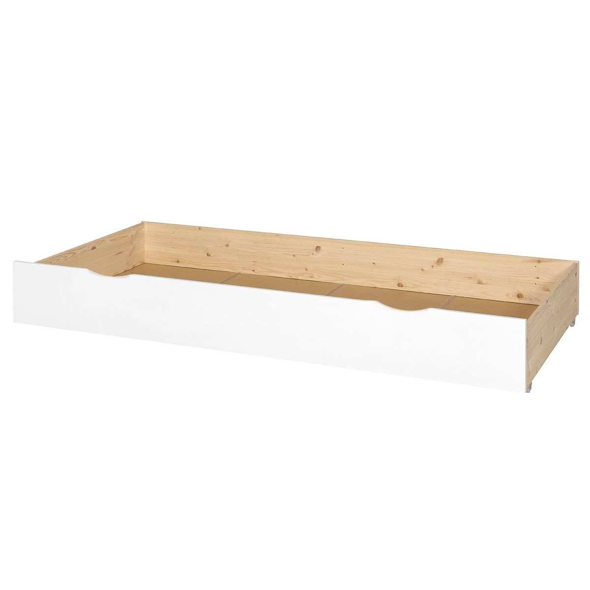 Pack lit cosy avec tiroir et matelas PLAY blanc, AKITEN RETAIL