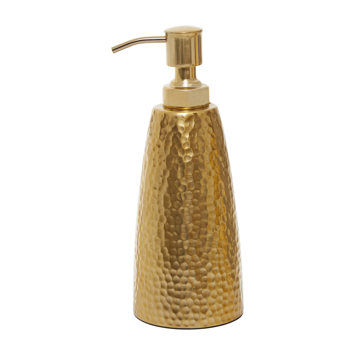 200ml Hammered Effect Soap Dispenser gold-coloured, FIFTY FIVE SOUTH