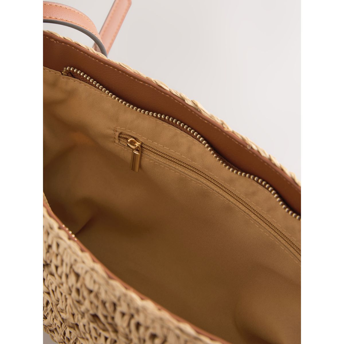 Sac à bandoulière effet raphia naturel, NEXT