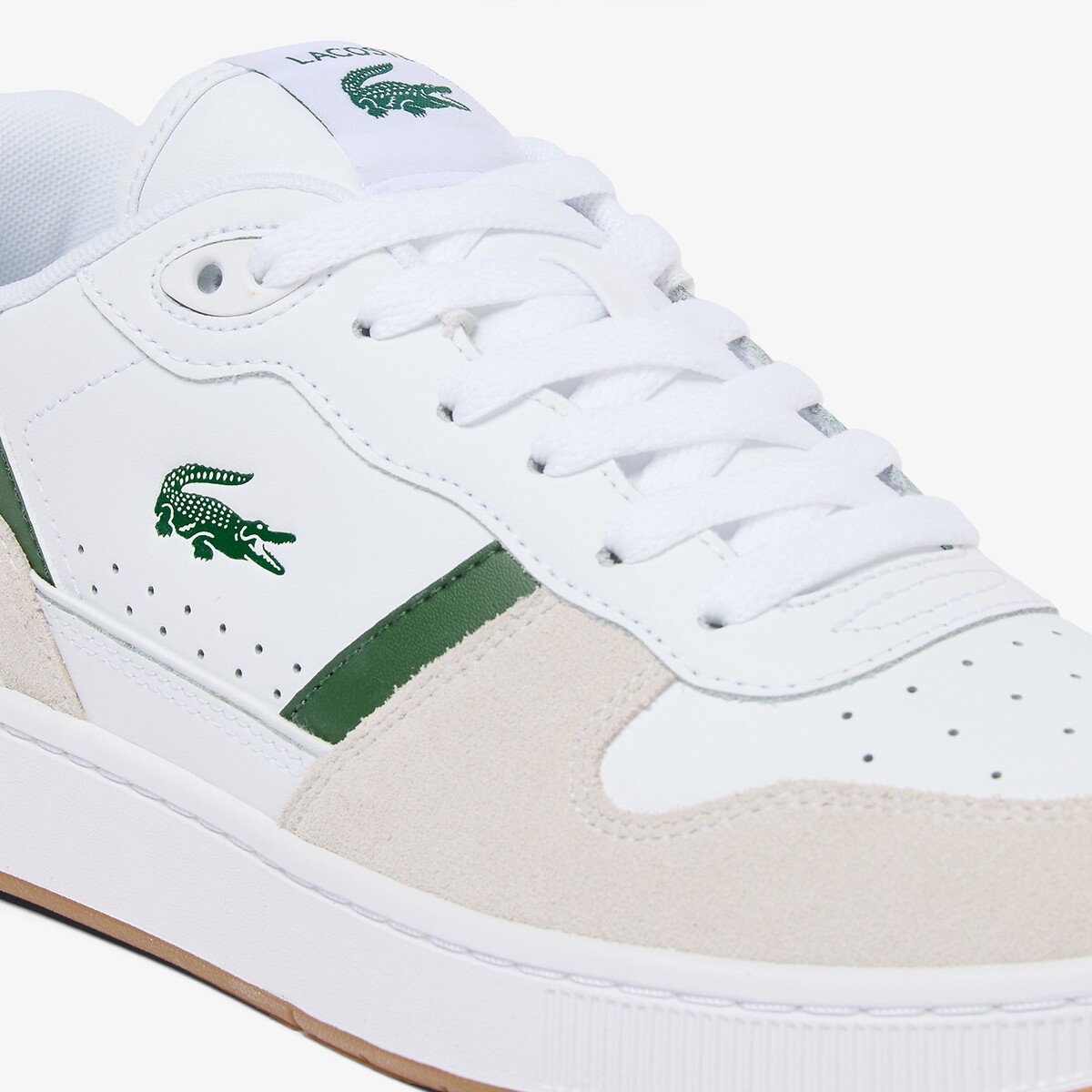Baskets basses T-ClIP SET blanc/beige, LACOSTE