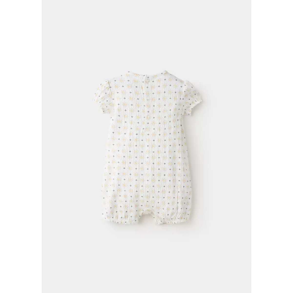 Pyjama coton imprimé blanc cassé, MANGO BABY