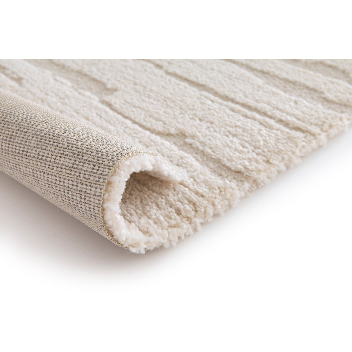 Tapis enfant doux et antistatique JOLLY beige sable, AFK LIVING