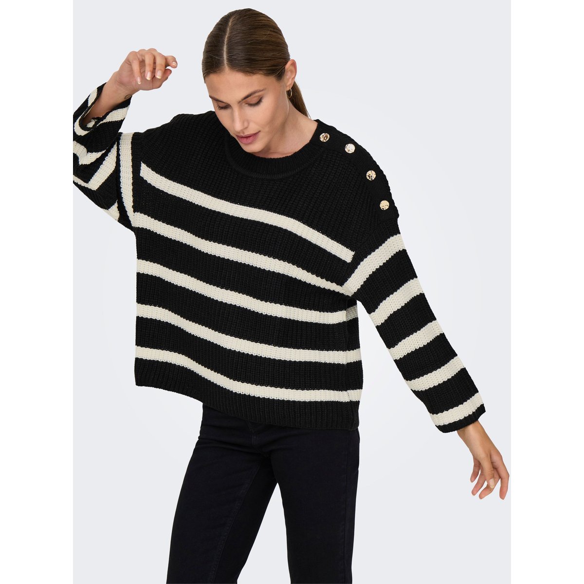 Pull En Maille noire - black, JDY