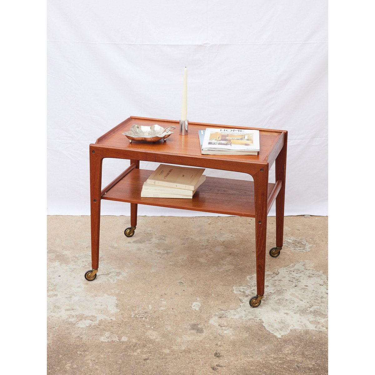 Desserte en bois vintage Anouk N°356 - Bon état bois foncé, DEBONGOUT