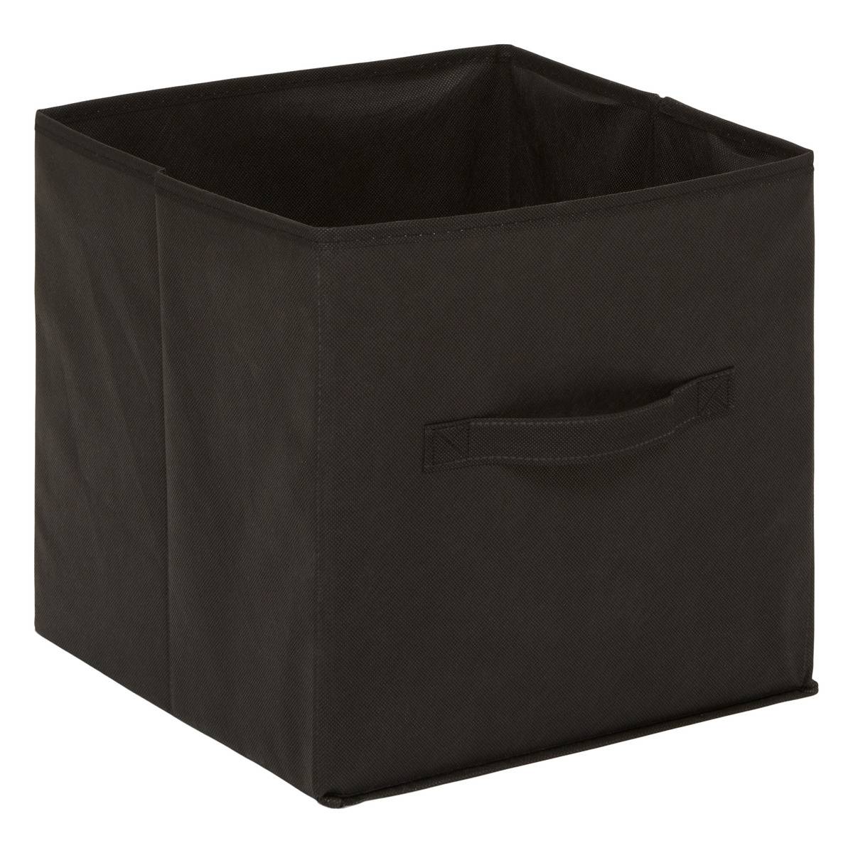 Étagère 6 cases avec boîtes de rangement MIX'N MODUL noir, 5FIVE SIMPLY SMART