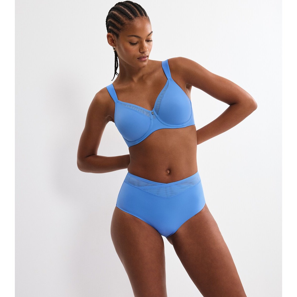 Reggiseno avvolgente True Shape Sensation celeste, TRIUMPH
