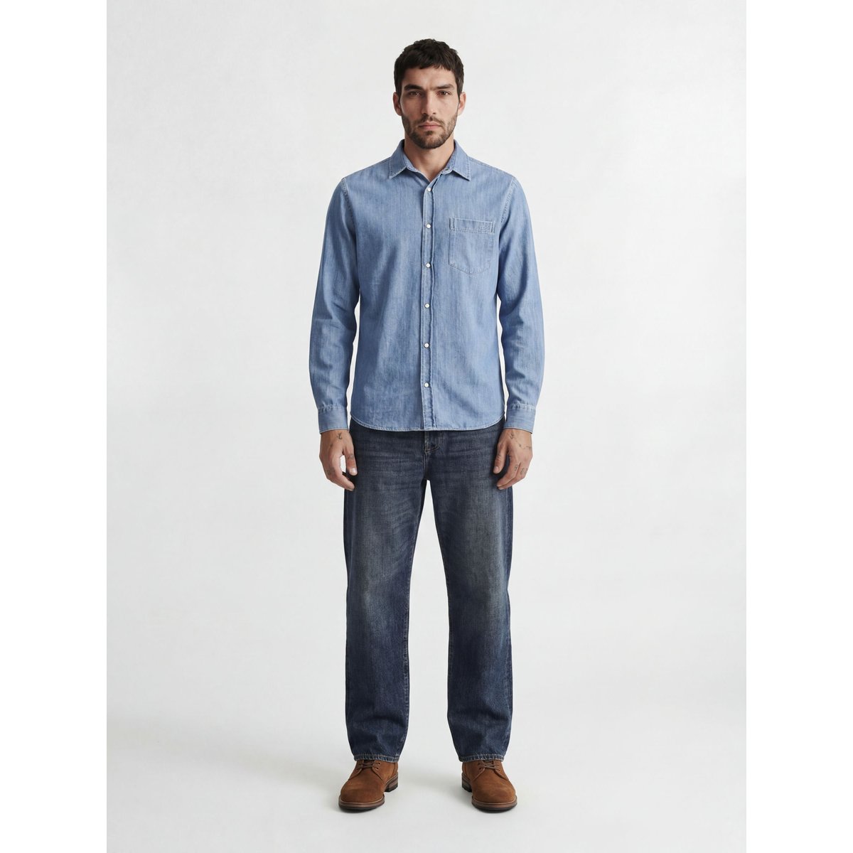 Chemise En Denim blue denim, JACK & JONES