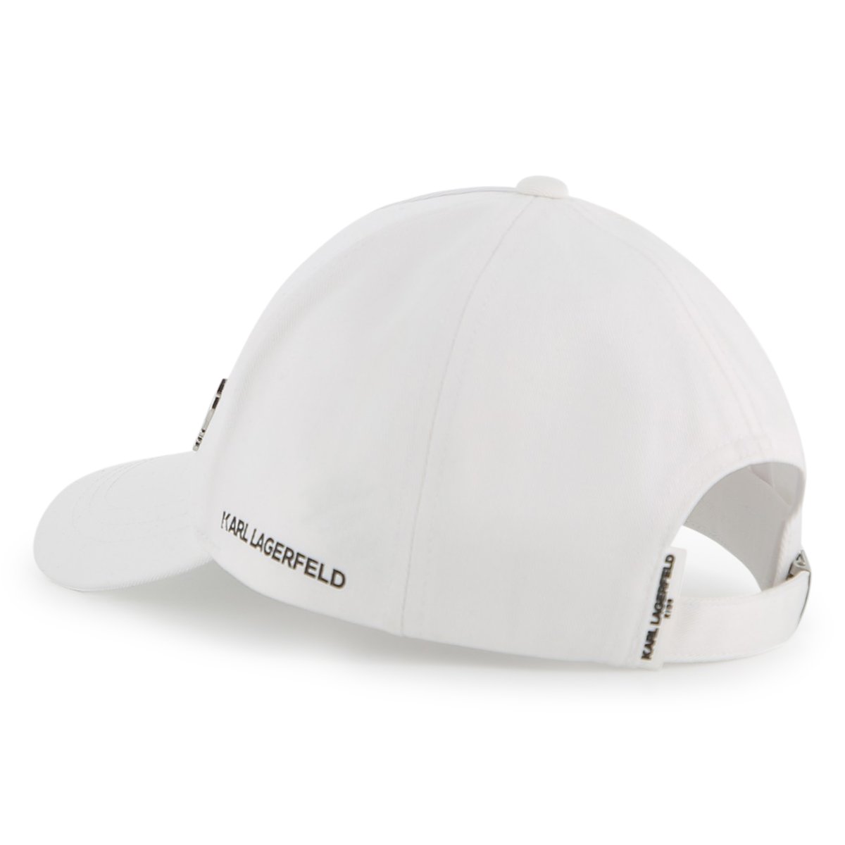 Casquette à fermeture réglable blanc, KARL LAGERFELD KIDS