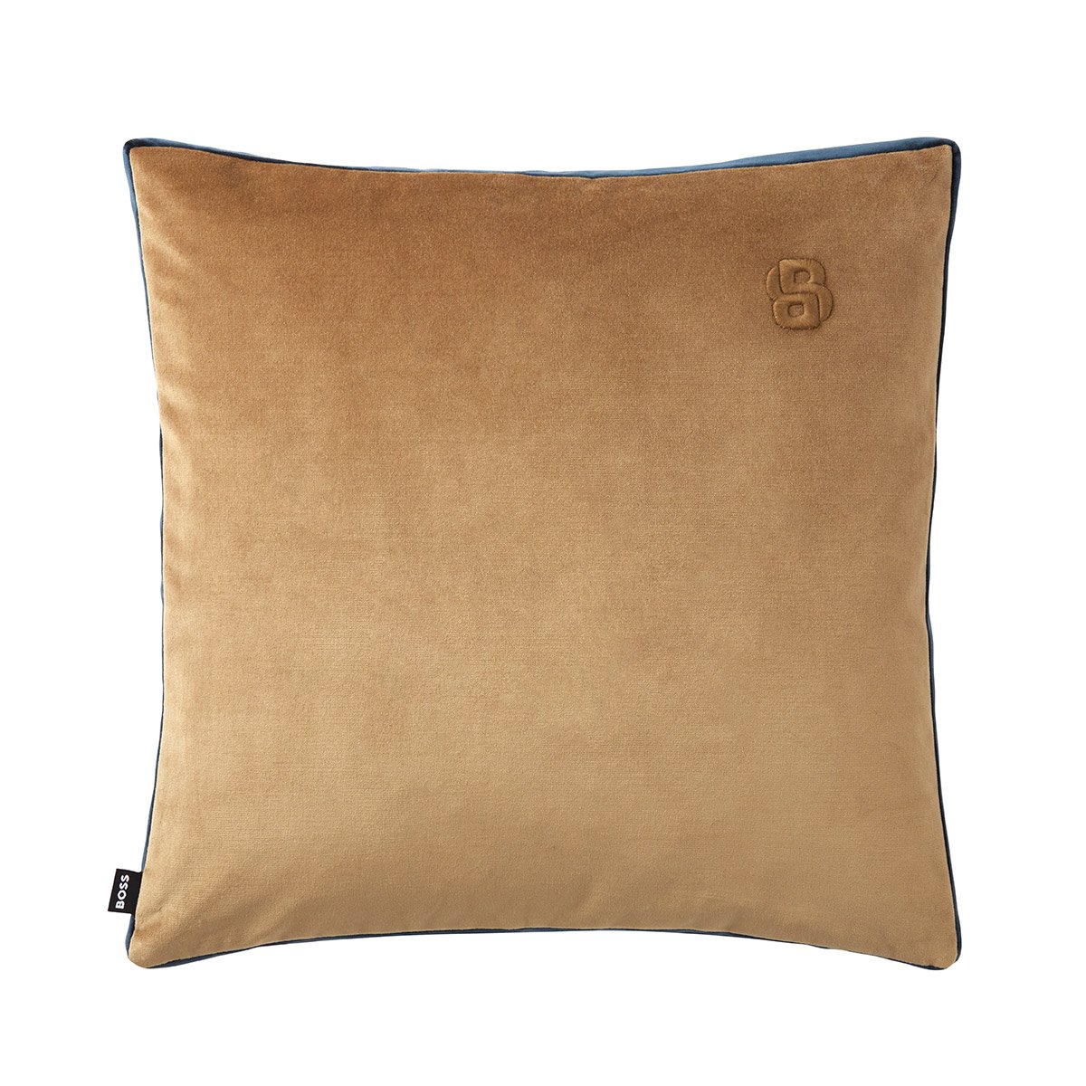 Housse de coussin en velours marron, B VELVET camel, BOSS HOME