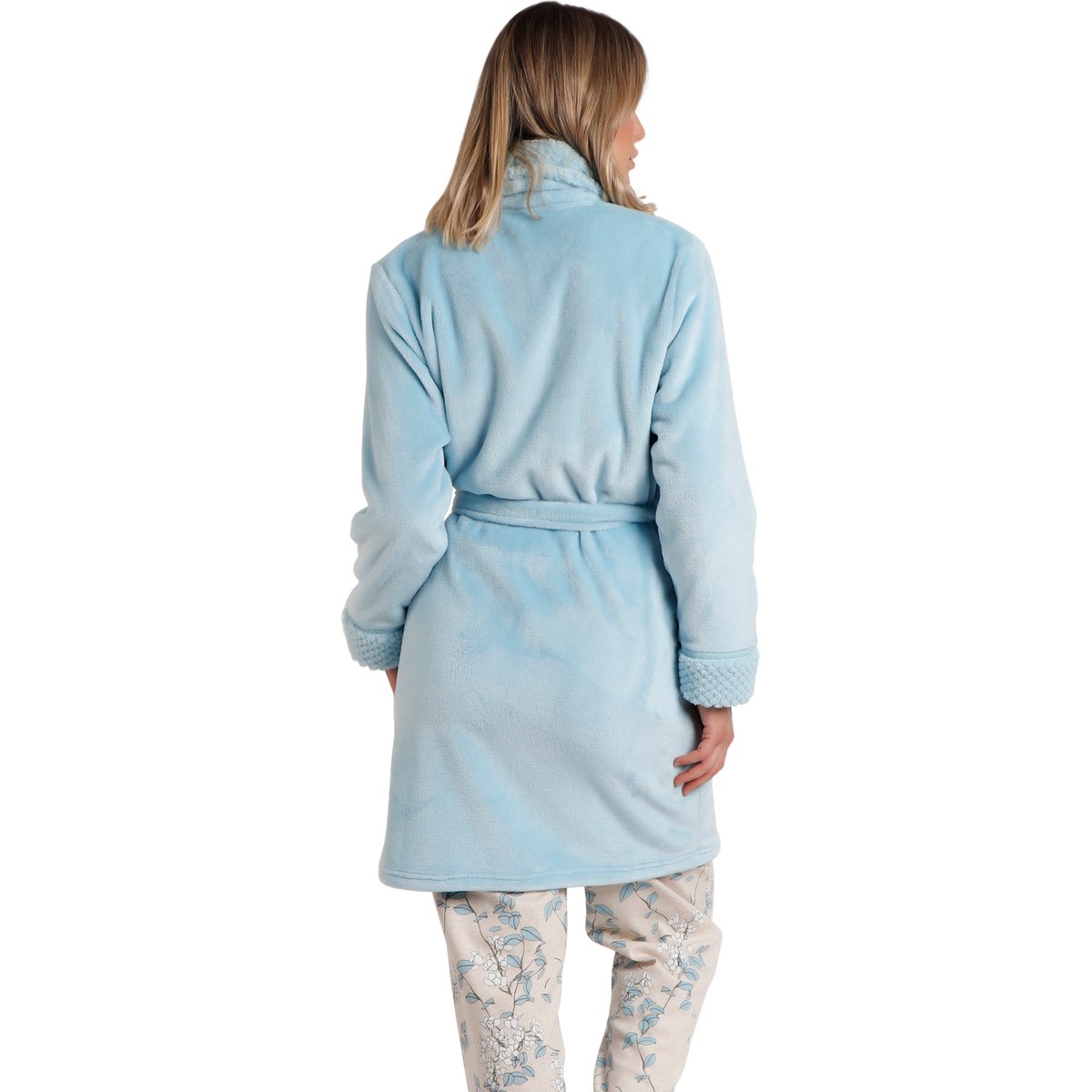 Robe de chambre Climbing Flowers bleu, ADMAS