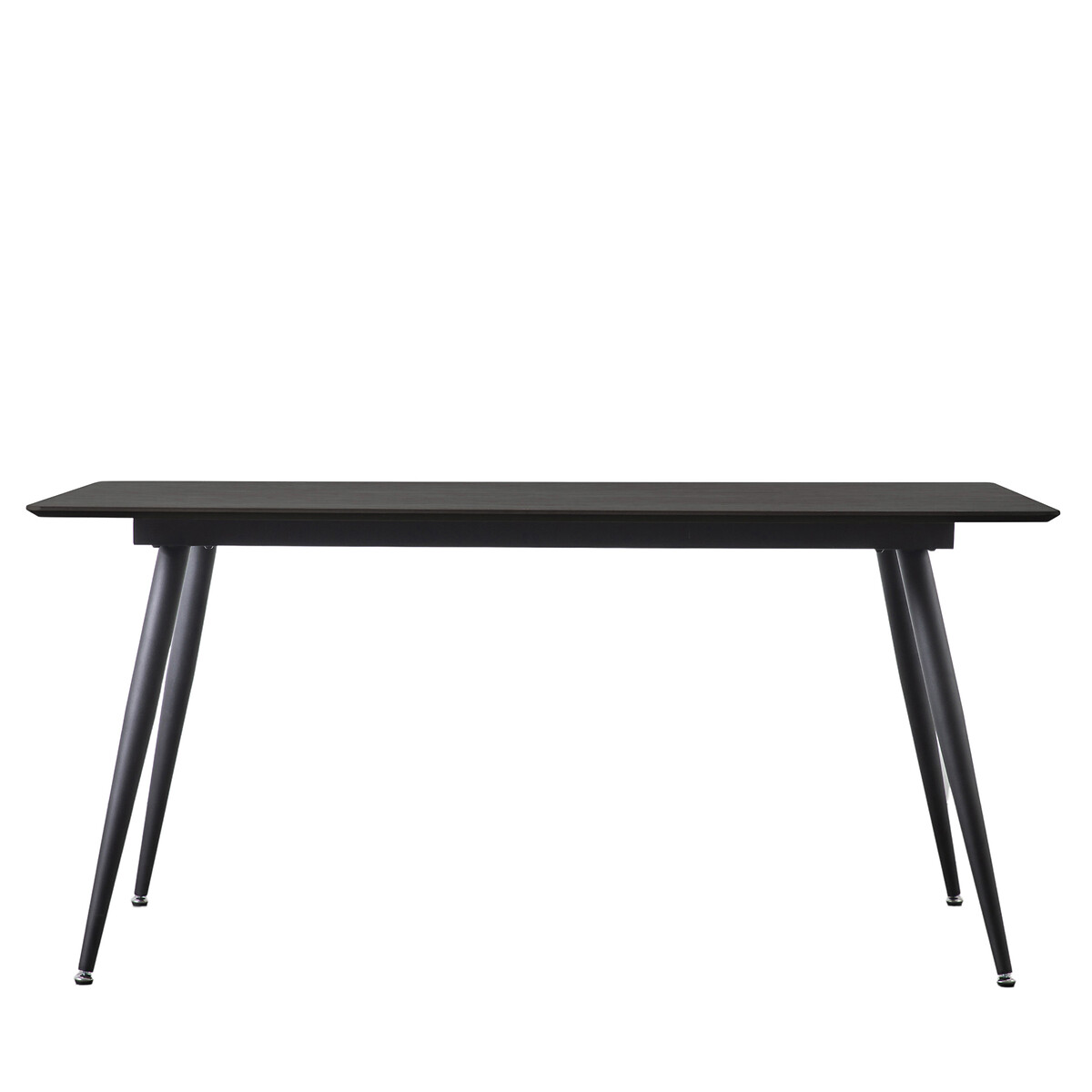 Kakinada Black Oak Dining Table (Seats 6) black, SO'HOME
