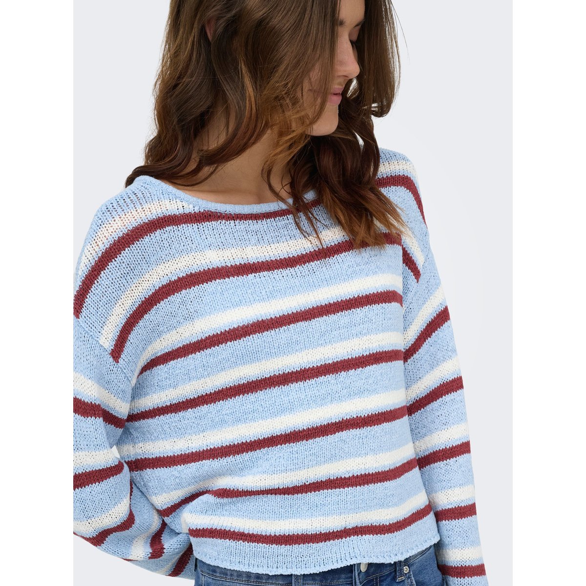 Pull En Maille cashmere blue 1, ONLY