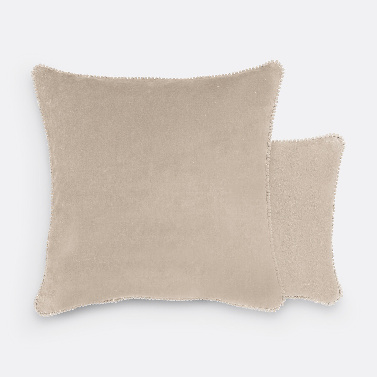 Capa de almofada em veludo, Velvet bege, LA REDOUTE INTERIEURS