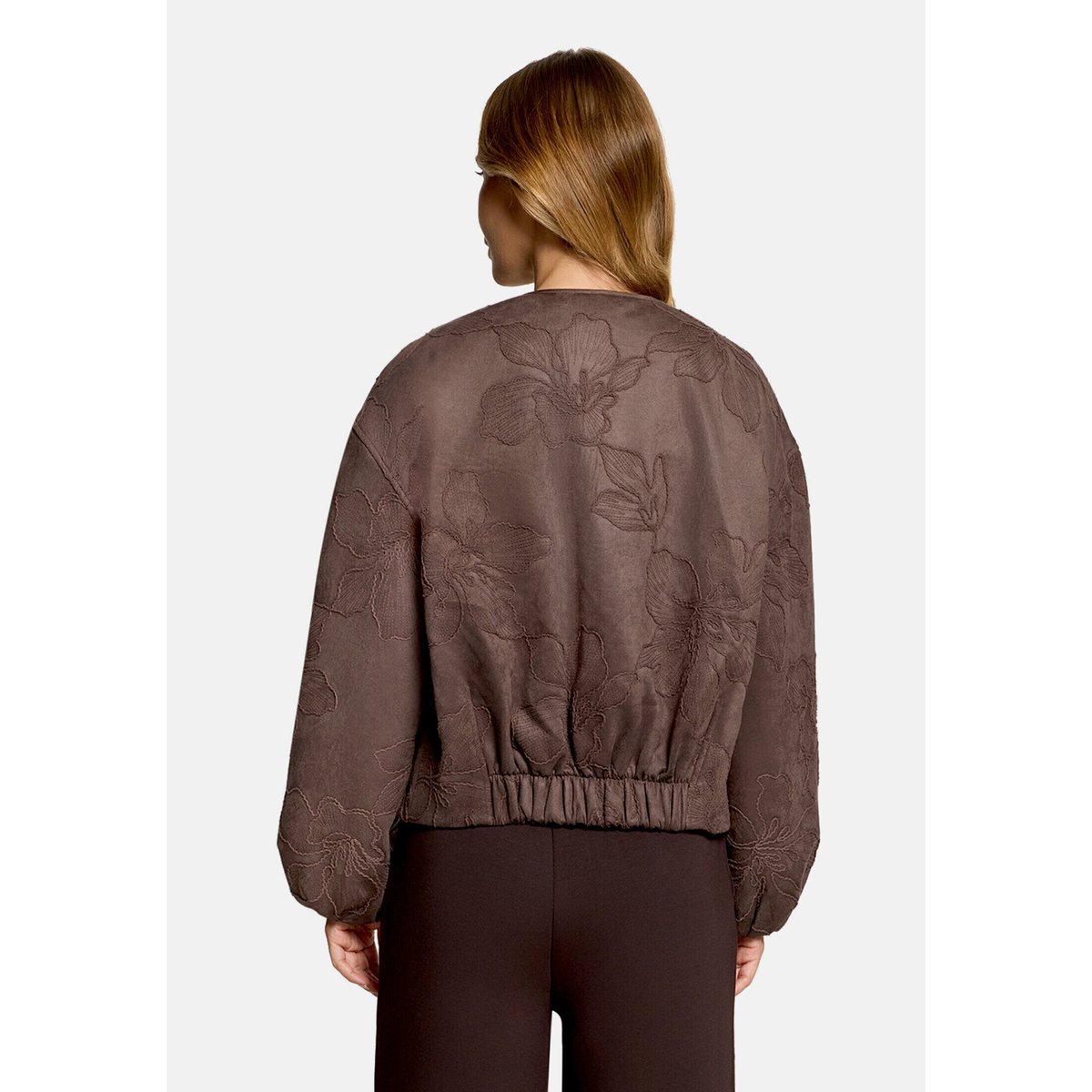 Blouson à poches extérieures marron foncé, CARTOON