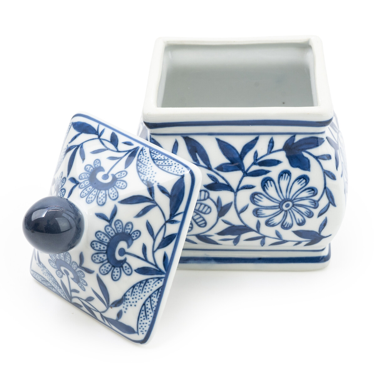 Blue Patterened Decorative Jar blue/white, SO'HOME