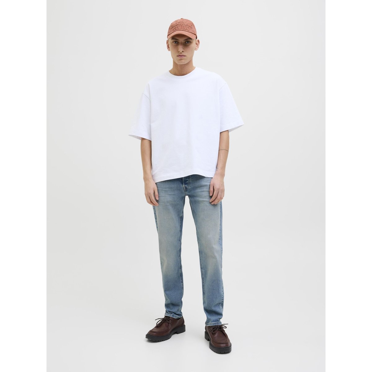 Jean Coupe Tapered blue denim, JACK & JONES
