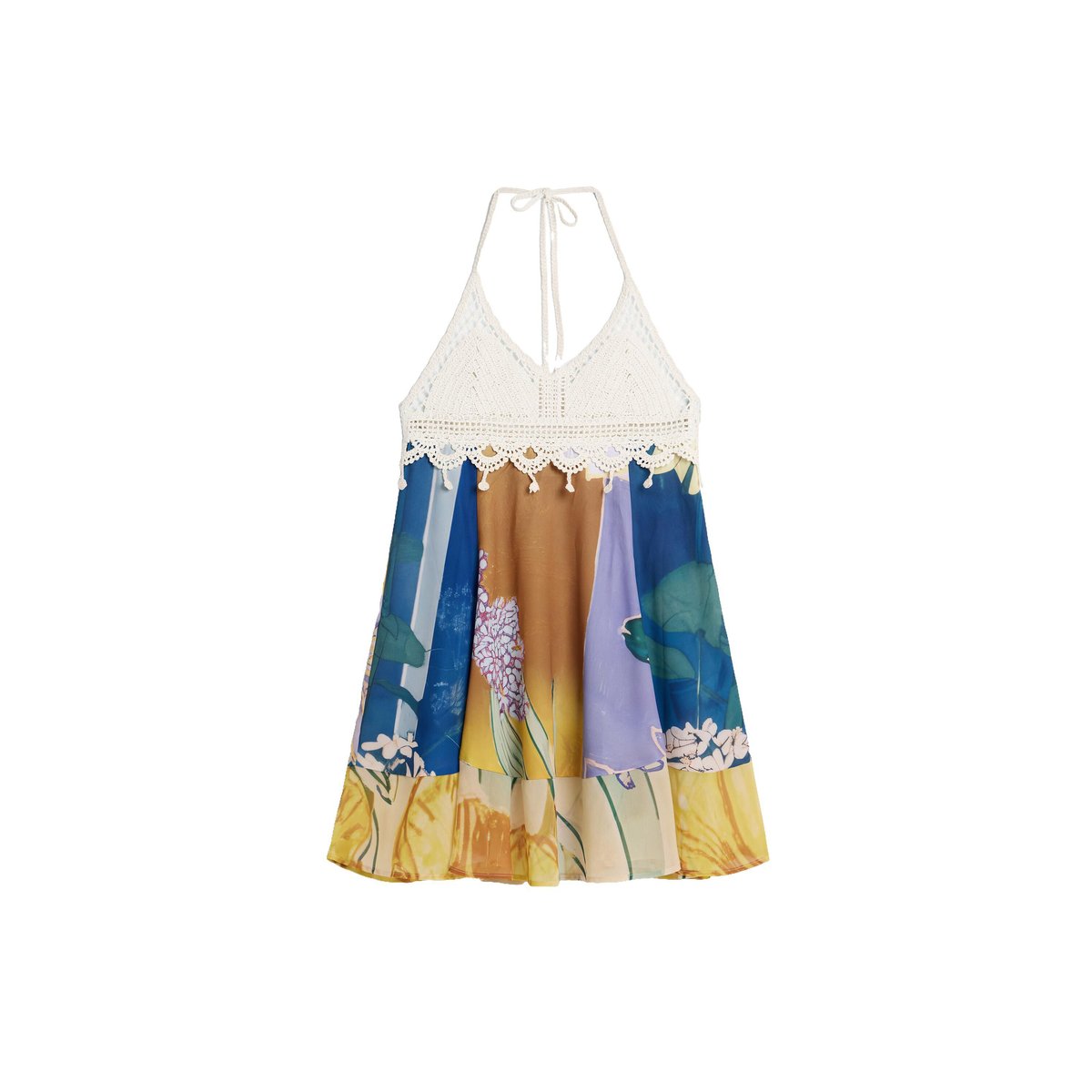 Robe sans manches imprimée multicolore, DESIGUAL