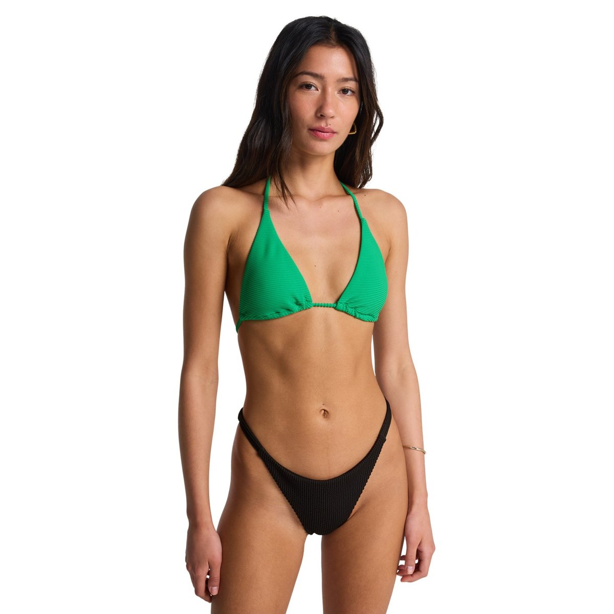 Bas de bikini échancré SUMMER HIGH MAYA noir black pebble, BILLABONG