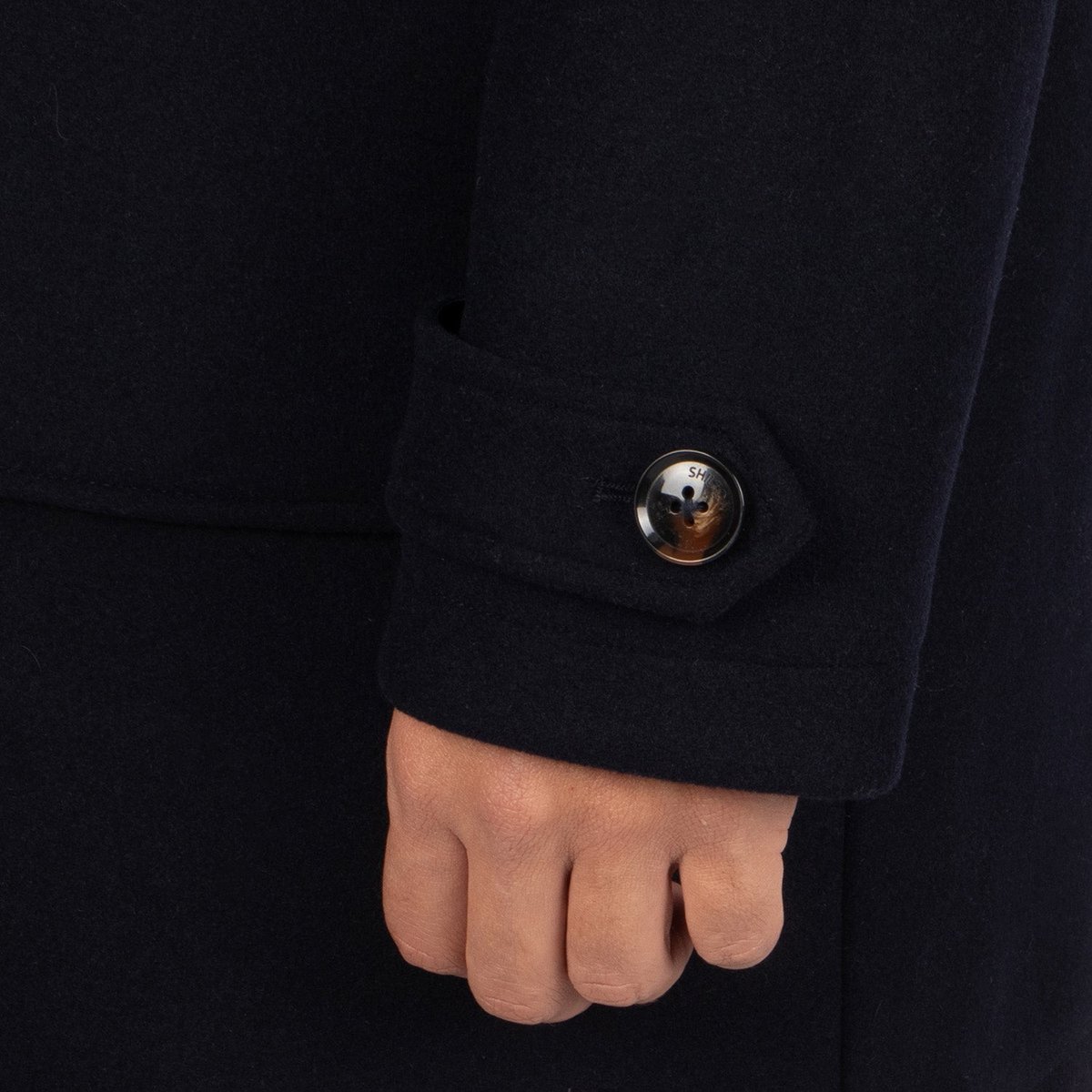 Duffle-coat rugby laine navy, SHILTON