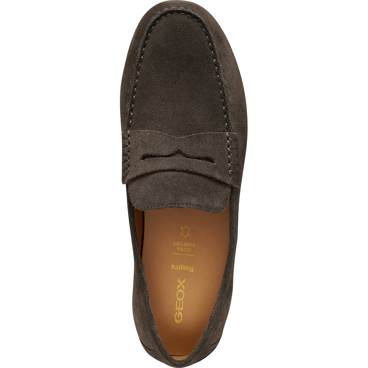 Mocassins U SPHERICA EC16 marron foncé, GEOX