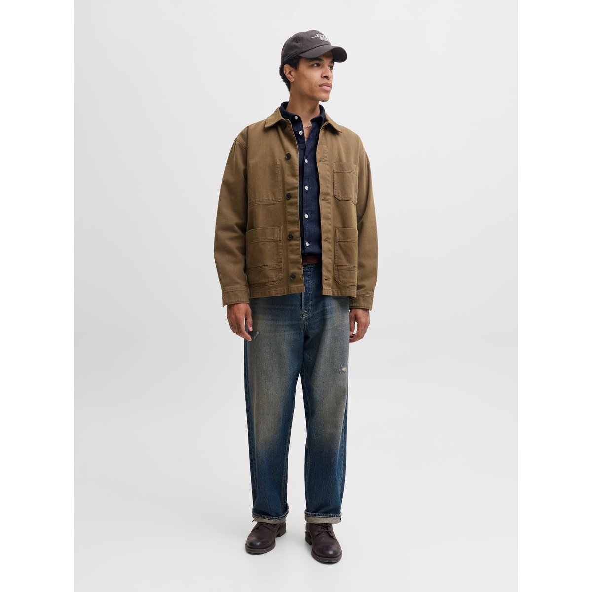 Chemise En Denim medium blue denim, JACK AND JONES PREMIUM