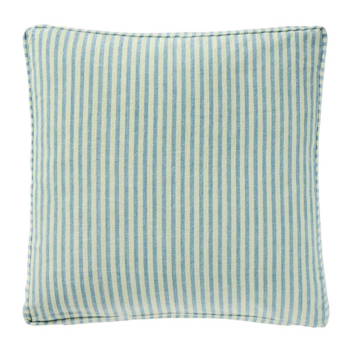 Housse pour galette de chaise coton rayures vert, IB LAURSEN