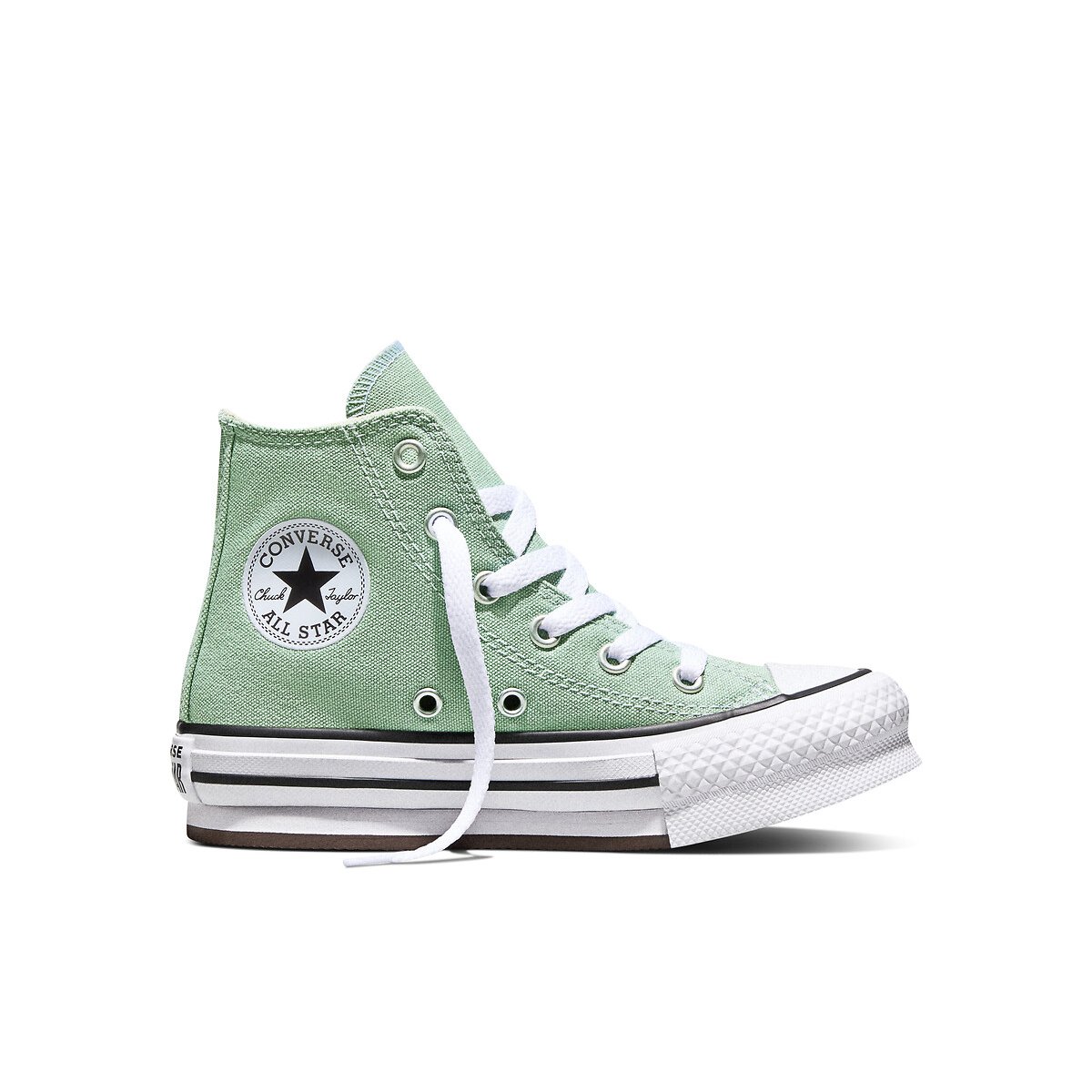 Baskets CHUCK TAYLOR ALL STAR EVA LIFT HI SEASONAL COLOR vert amande, CONVERSE