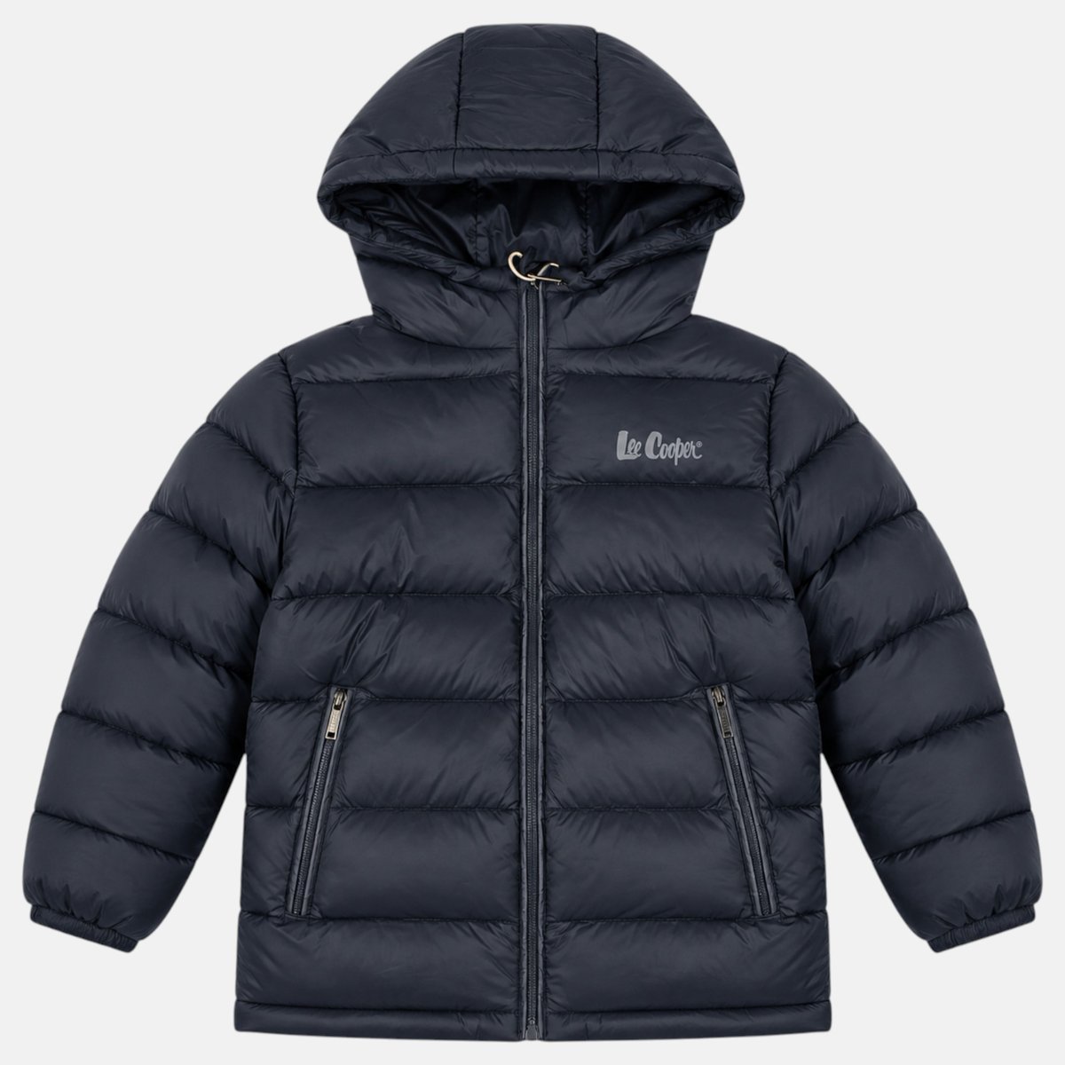 Doudoune matelassée zippée à capuche HIMALAYA noir, LEE COOPER