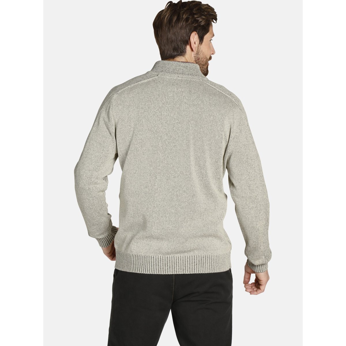 Pull BENJAS beige mélange, JAN VANDERSTORM