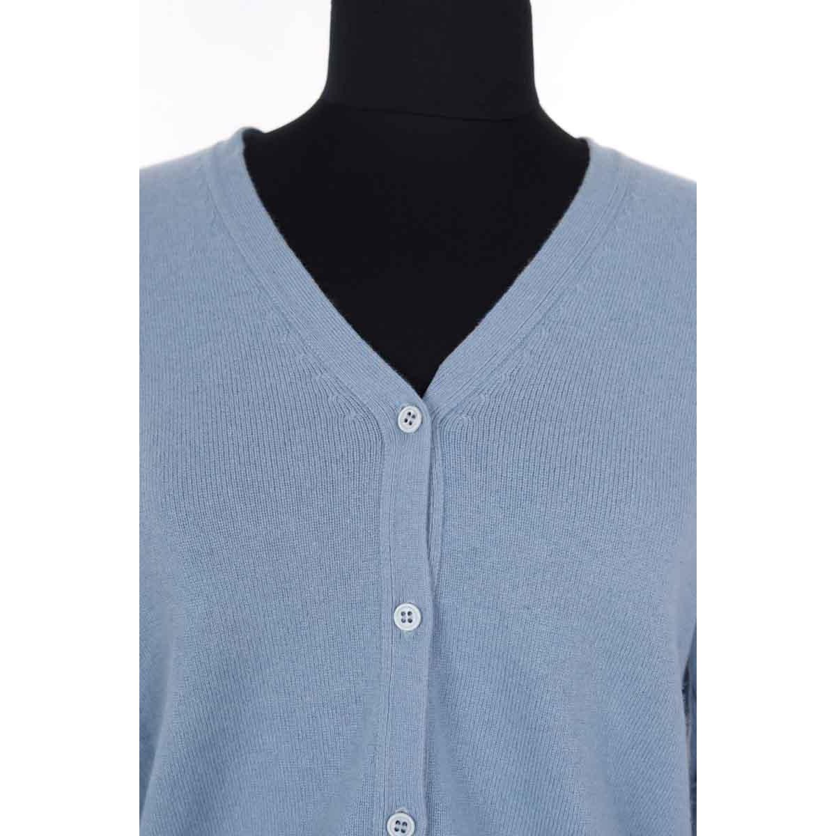 Cardigan - Très Bon État bleu, ERIC BOMPARD
