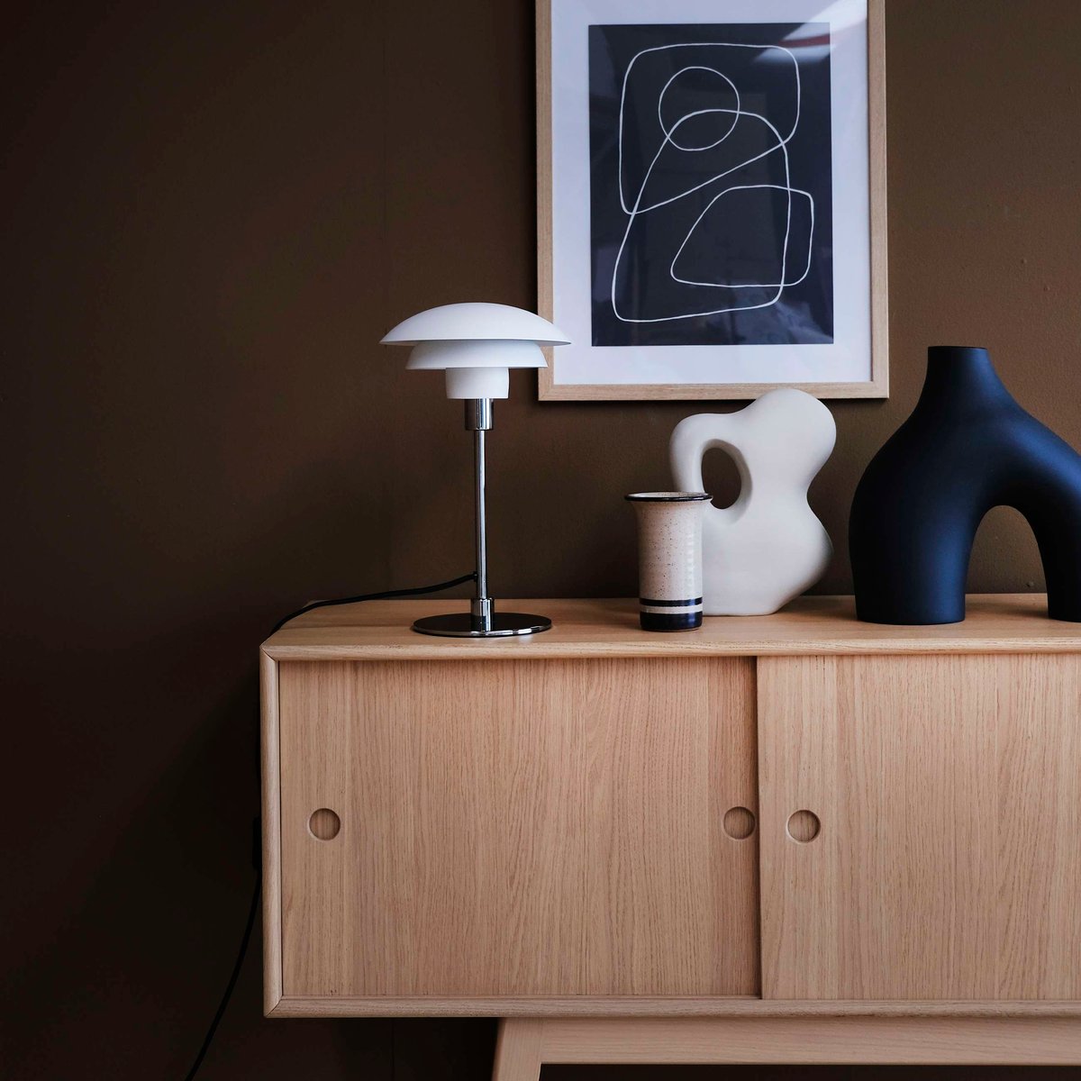 Lampe à poser MORPH blanc, DYBERG LARSEN