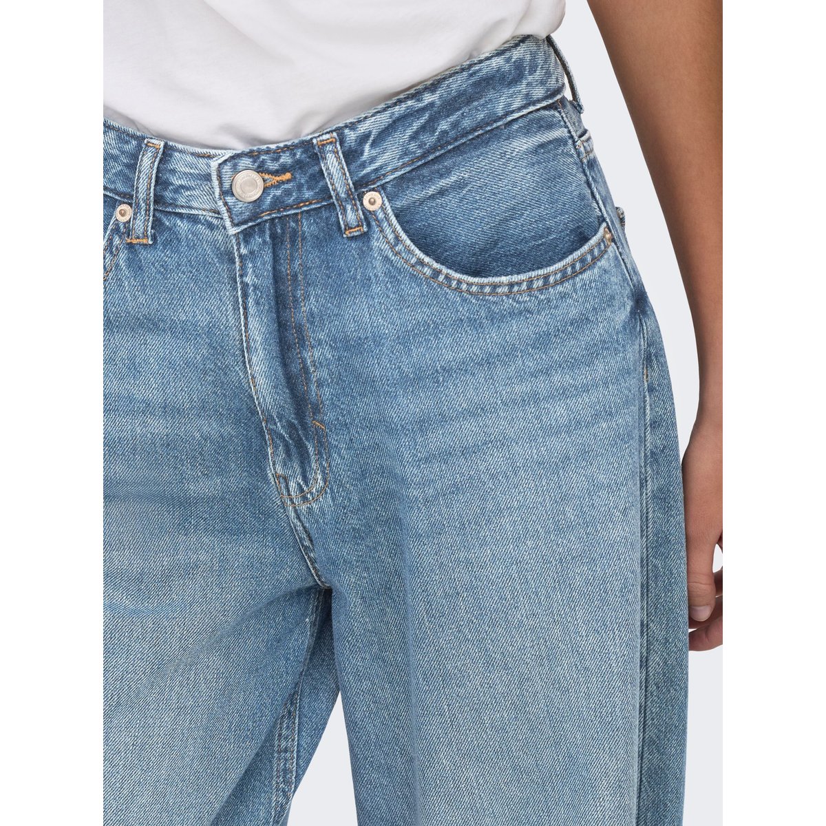 Jean Coupe Droite medium blue denim, ONLY