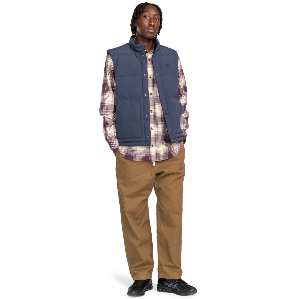 Veste sans manches réversible TREKKA bleu blue nights, ELEMENT