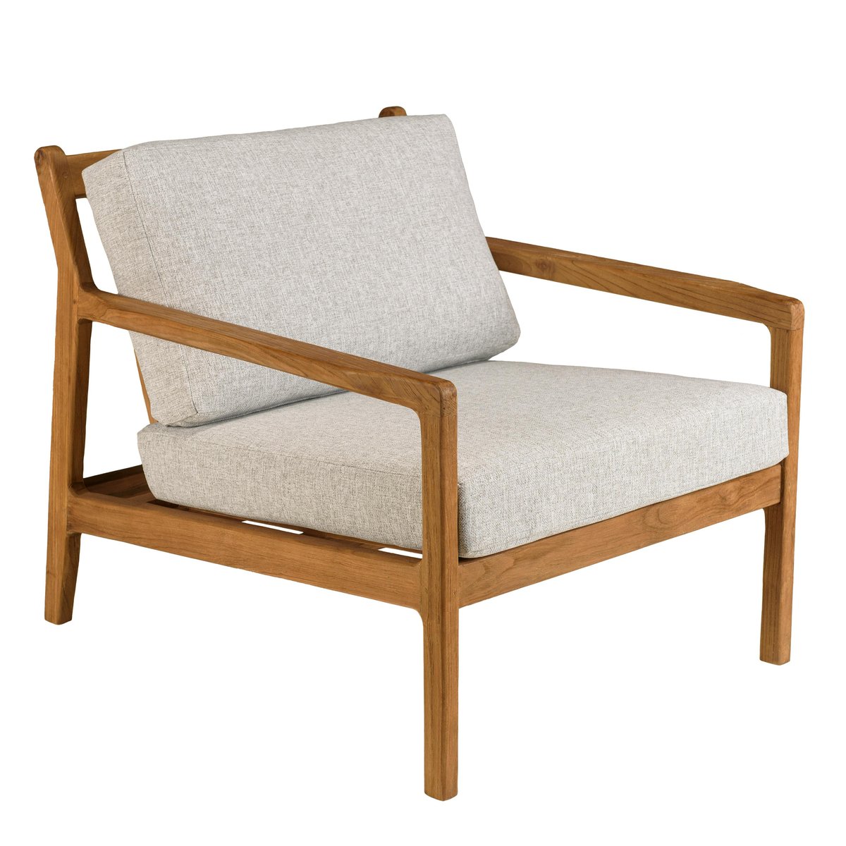 Fauteuil de jardin en teck recyclé ORIA bois naturel, PIER IMPORT