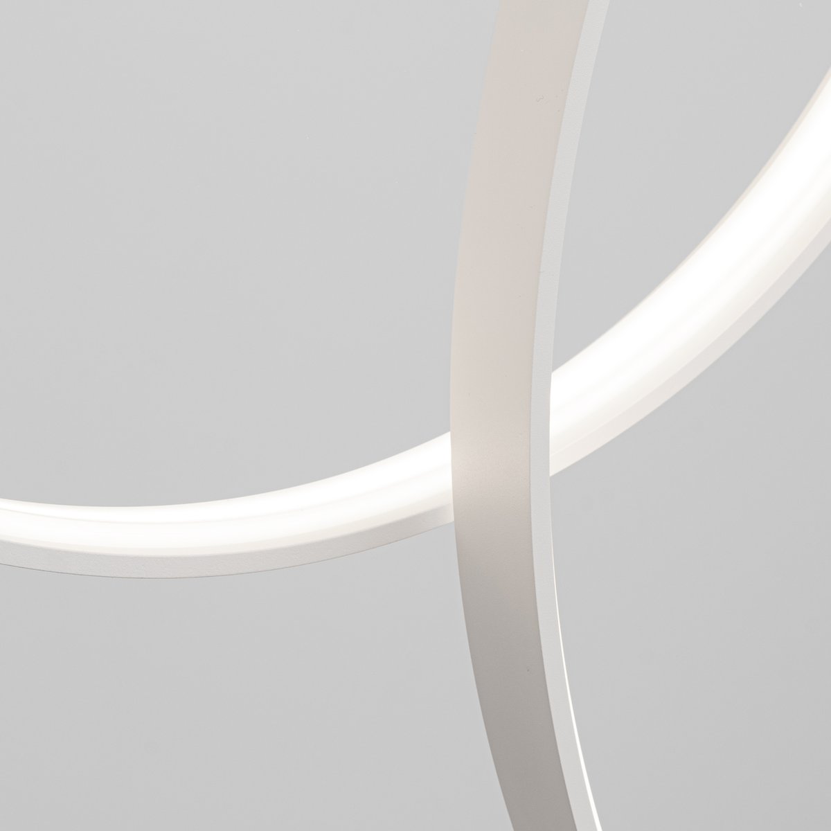 Suspension Aluminium Blanc LED 5 Rio blanc, EDEN