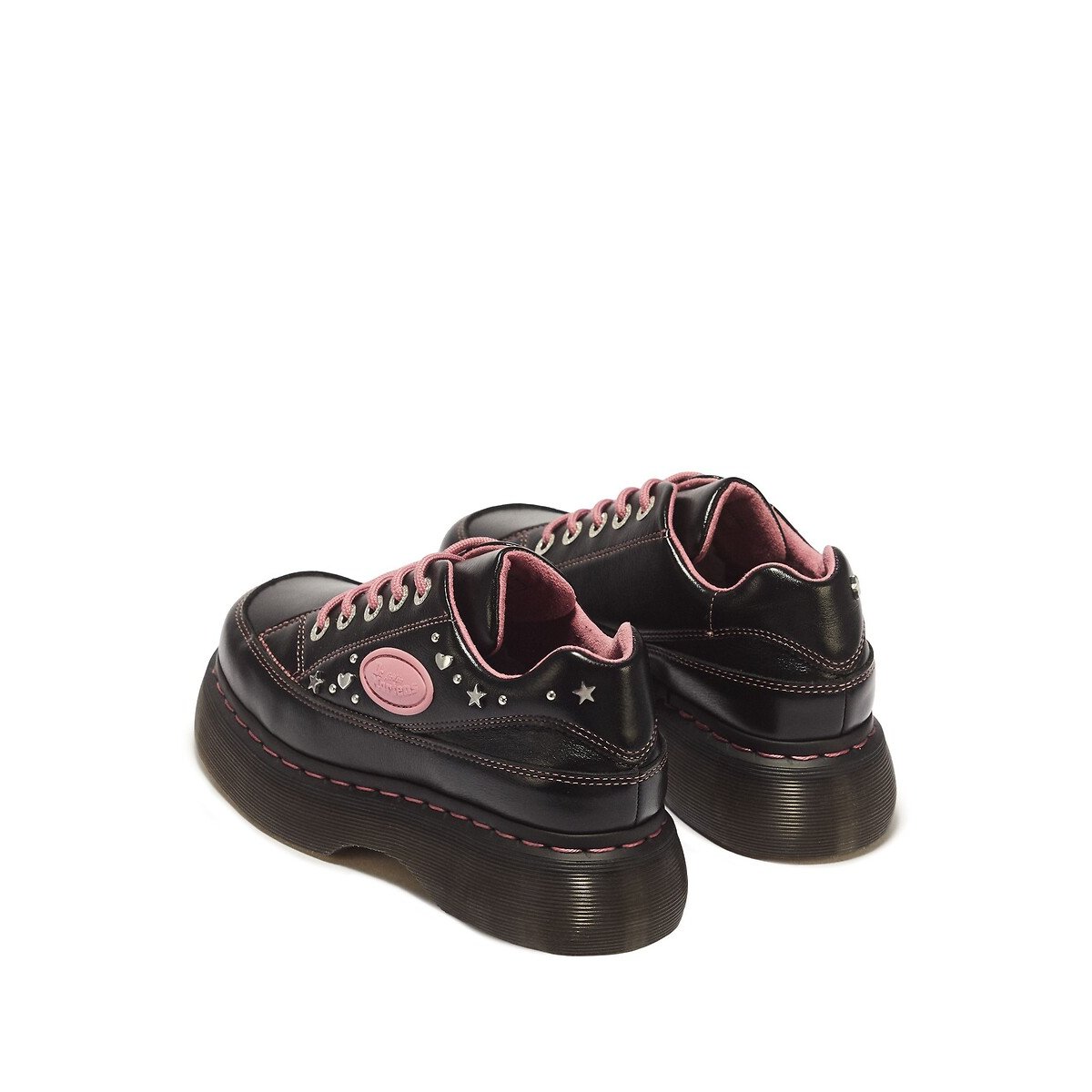 Derby in pelle, Buzz Milled Gloss nero , DR. MARTENS
