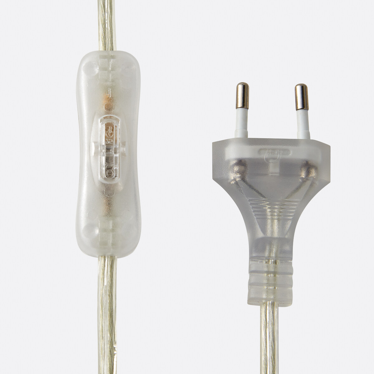 Lampe à poser en métal fer chrome, Kinoko chrome, LA REDOUTE INTERIEURS