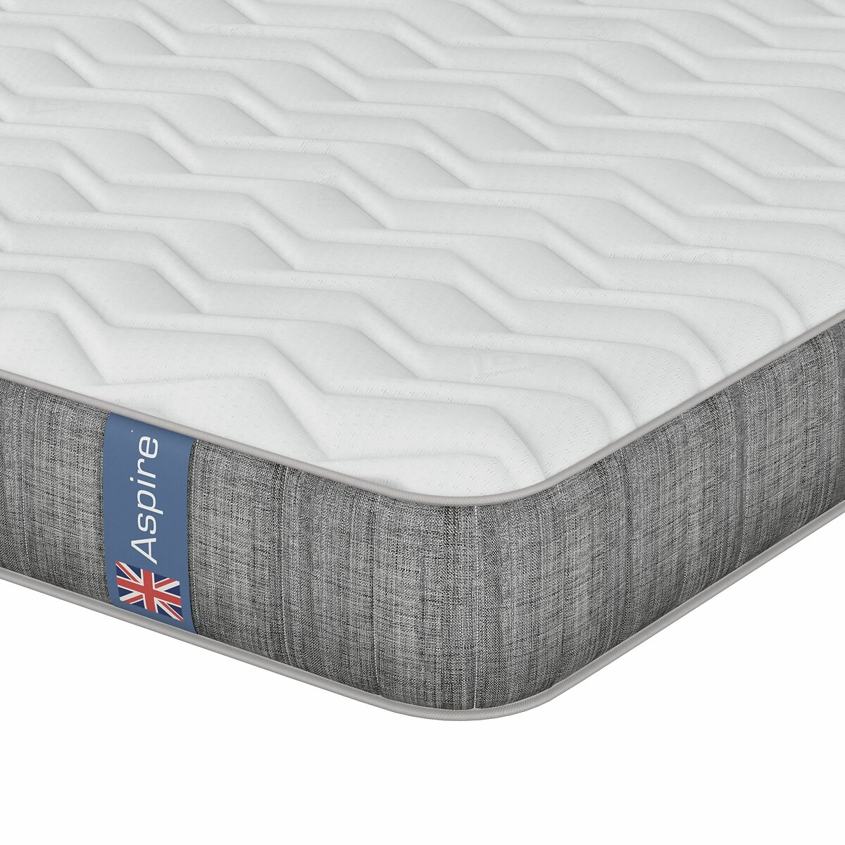 Kids & Teenagers Pocket Sprung Memory Support Mattress white, ASPIRE
