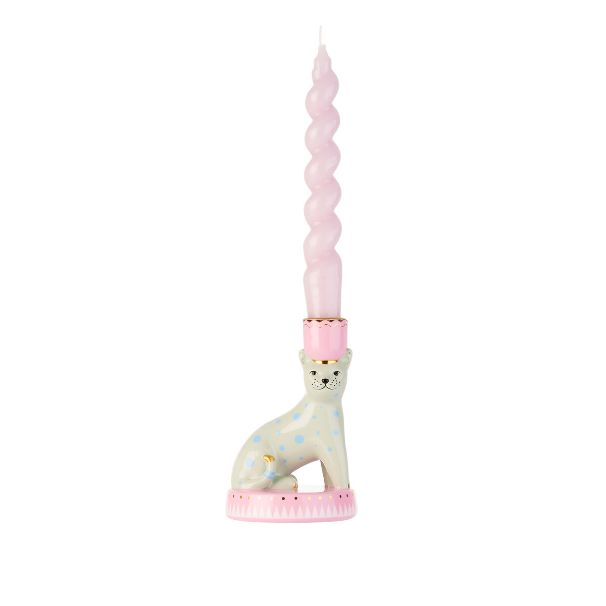 Set of 2 Animal Candlestick Holders multi-coloured, YVONNE ELLEN