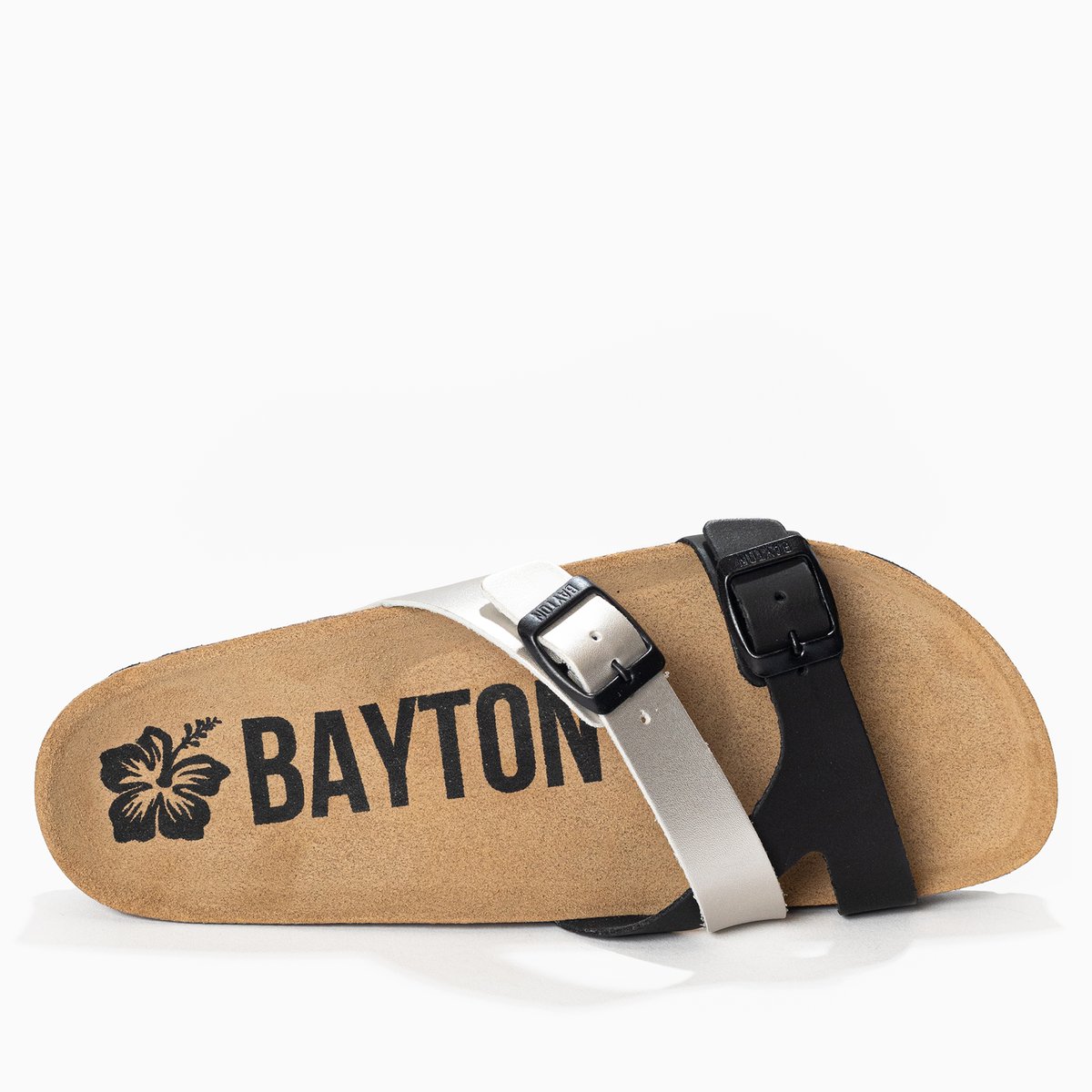 Sandales CLEO noir melange, BAYTON