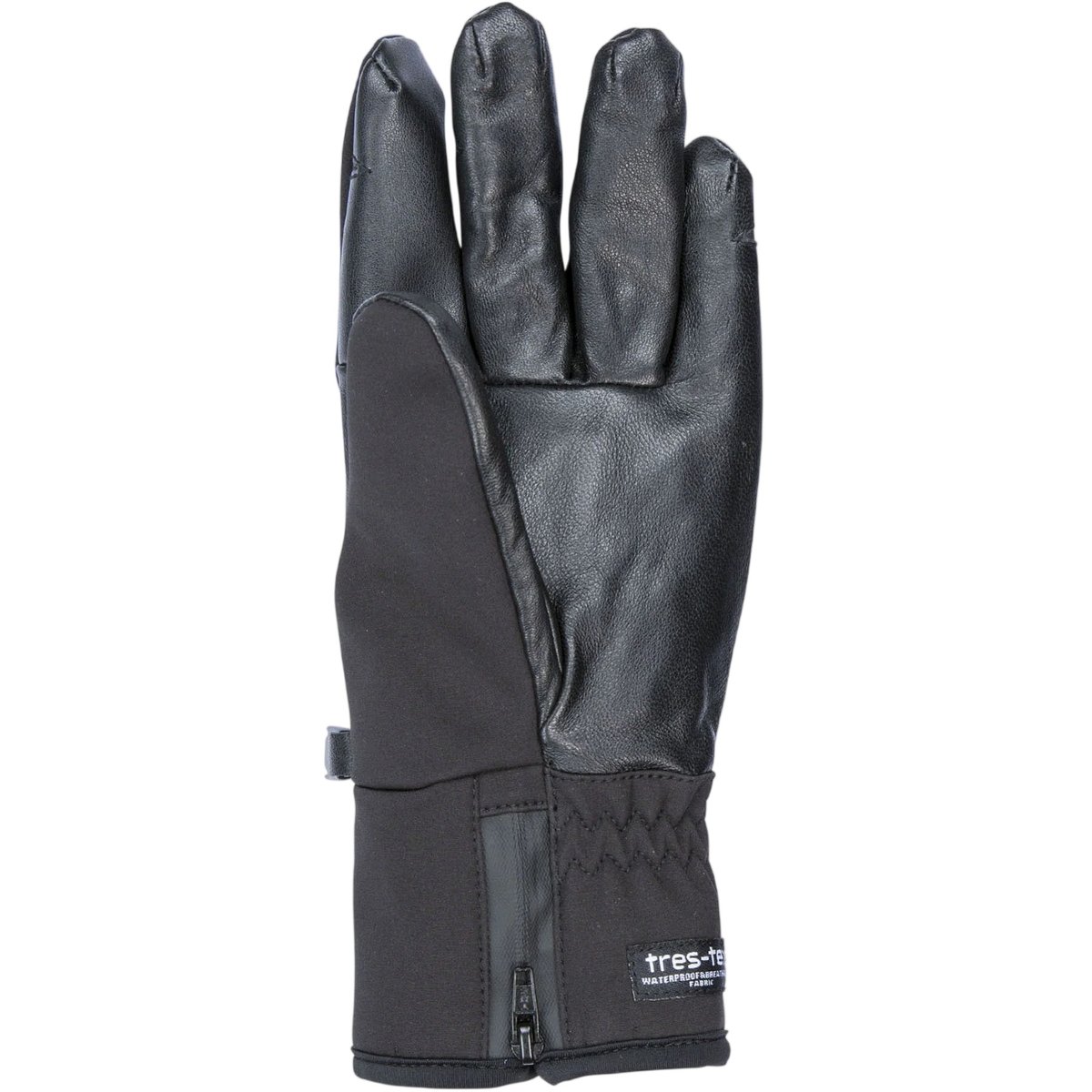Gants imperméables de sports d'hiver motif/style sportif noir, TRESPASS