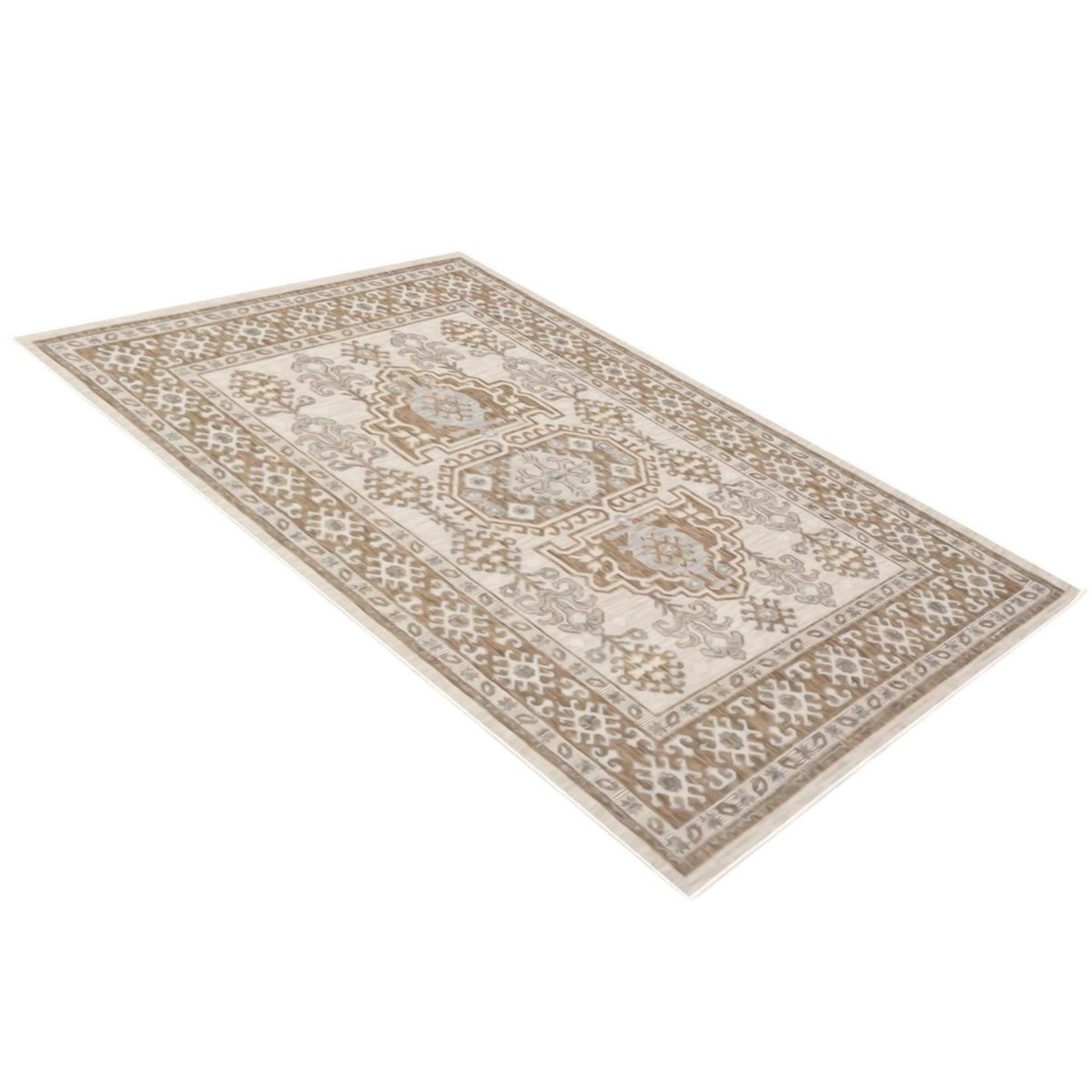 Tapis de salon décor oriental ISTANBUL marron, PIER IMPORT